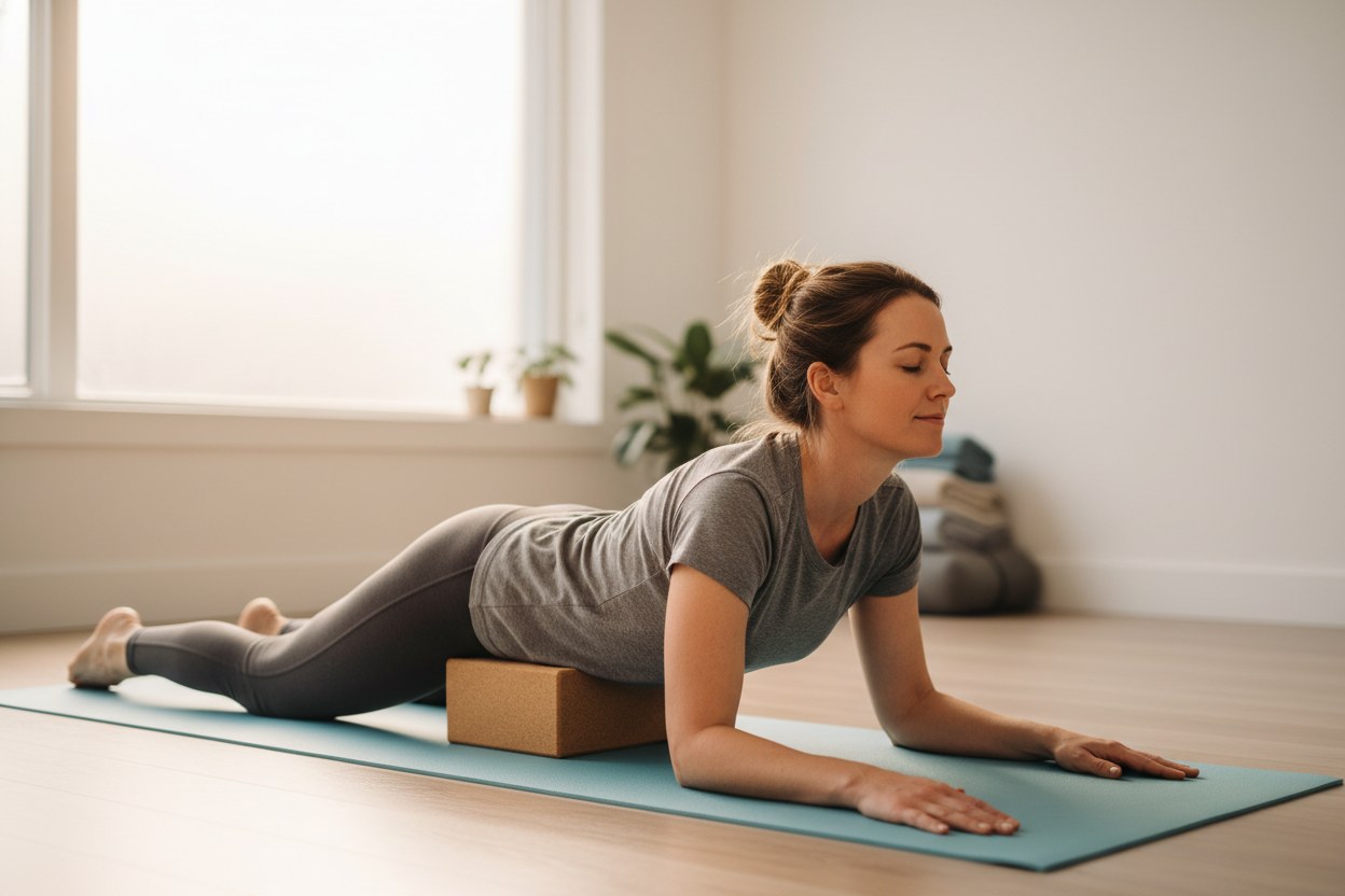 Omurga sağlığı için yoga terapi hareketi